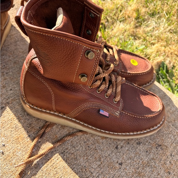 Georgia Boot Other - Georgia Boot Brown Leather Moc Toe Work Boots